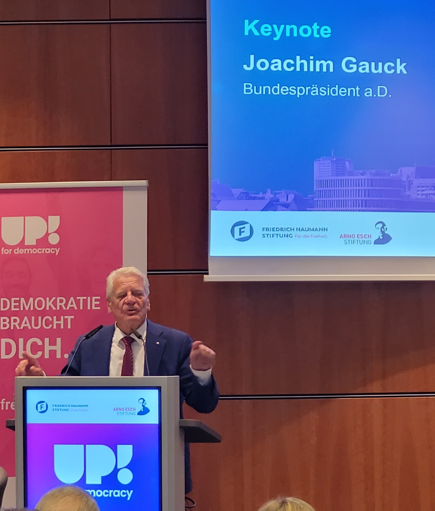 Bundespräsident a.D. Dr. Joachim Gauck