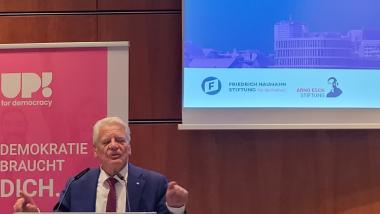 Bundespräsident a.D. Dr. Joachim Gauck